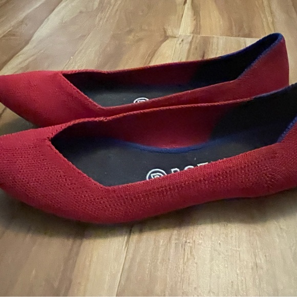 Rothy’s Point Flats in Red ❤️ - Picture 4 of 7
